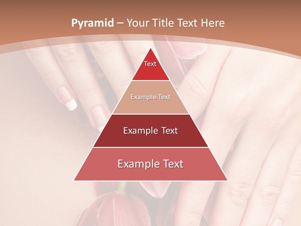 Arm Nail Floral PowerPoint Template