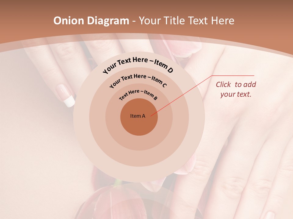 Arm Nail Floral PowerPoint Template