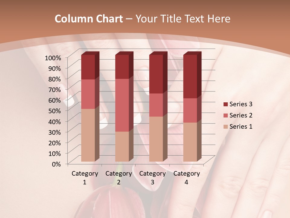 Arm Nail Floral PowerPoint Template