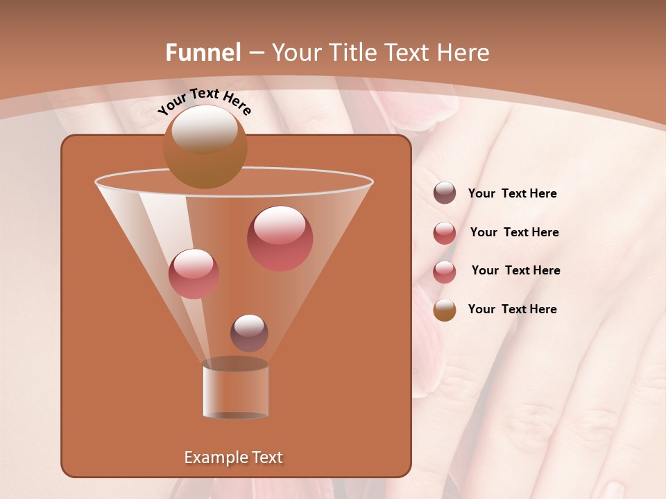 Arm Nail Floral PowerPoint Template