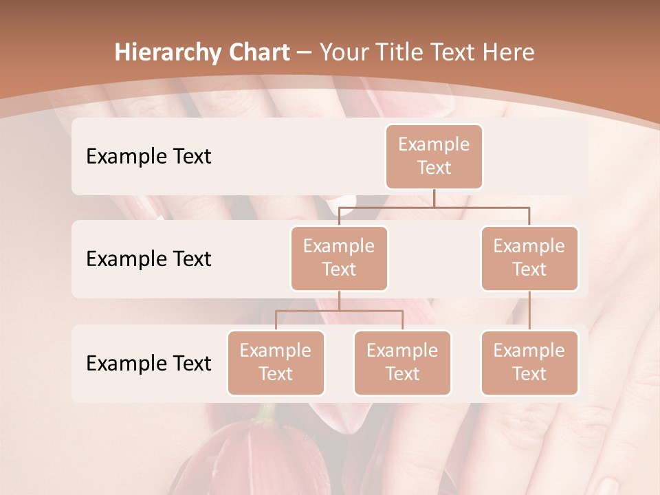 Arm Nail Floral PowerPoint Template
