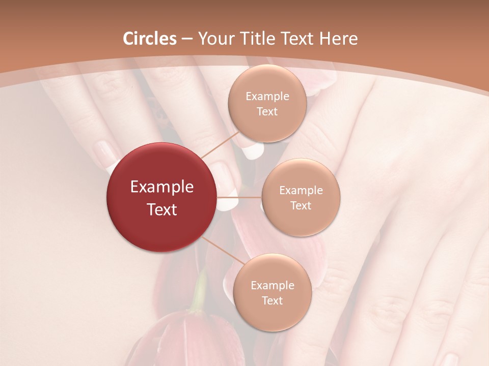 Arm Nail Floral PowerPoint Template