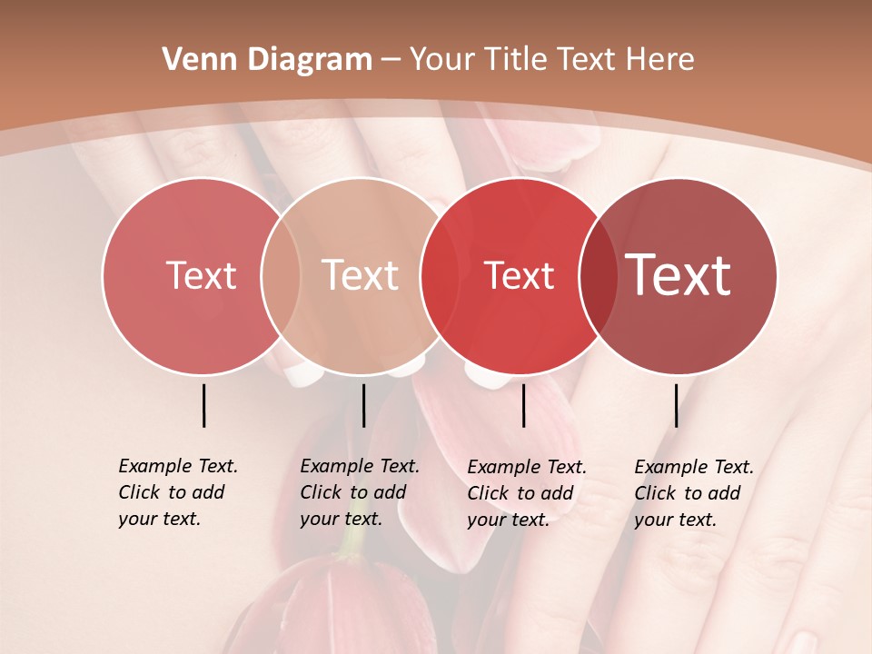 Arm Nail Floral PowerPoint Template
