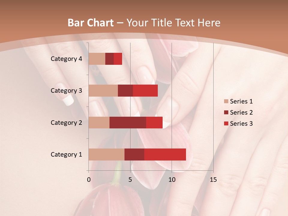 Arm Nail Floral PowerPoint Template