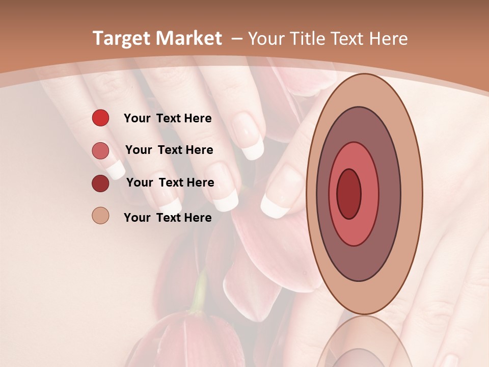 Arm Nail Floral PowerPoint Template