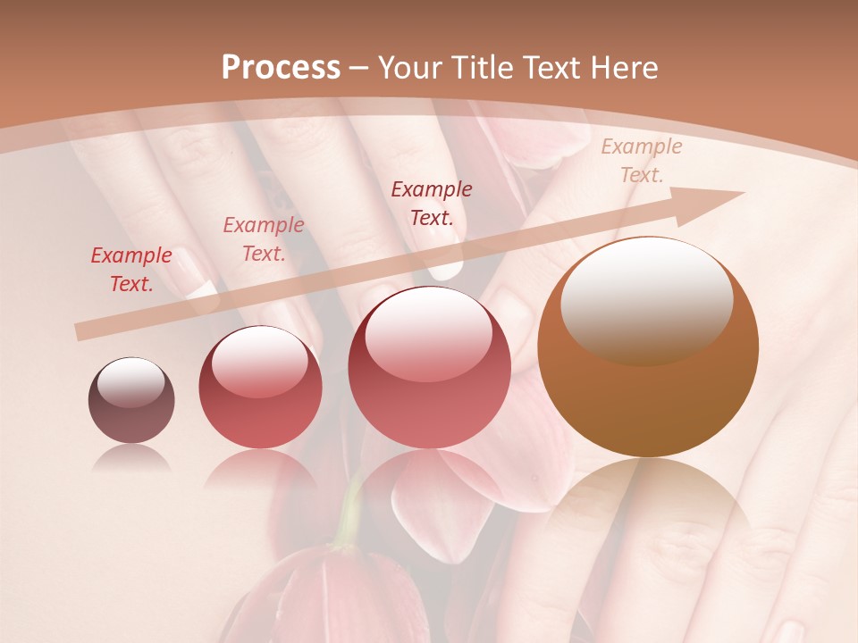 Arm Nail Floral PowerPoint Template