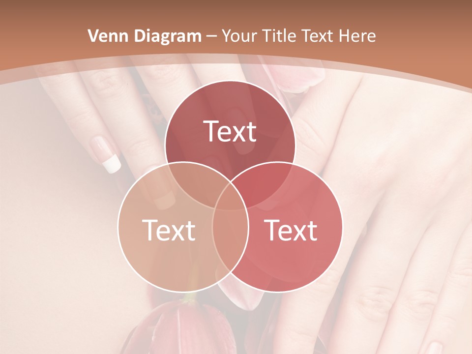 Arm Nail Floral PowerPoint Template