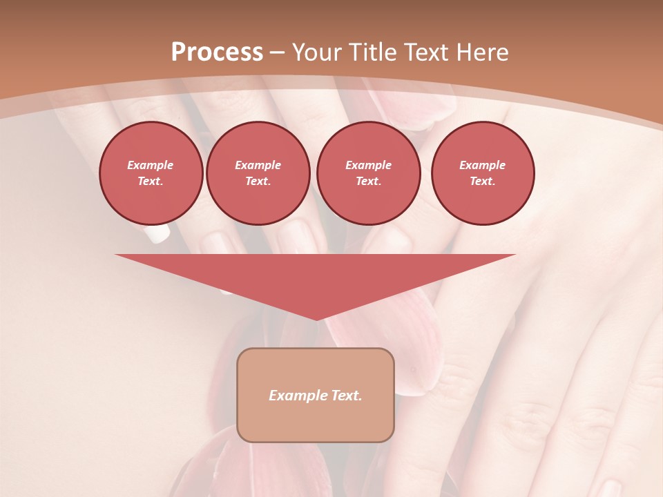 Arm Nail Floral PowerPoint Template