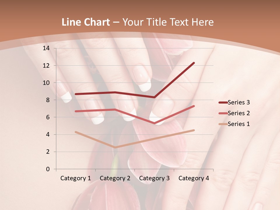 Arm Nail Floral PowerPoint Template