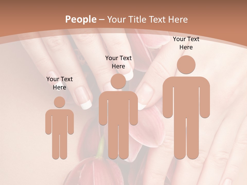 Arm Nail Floral PowerPoint Template