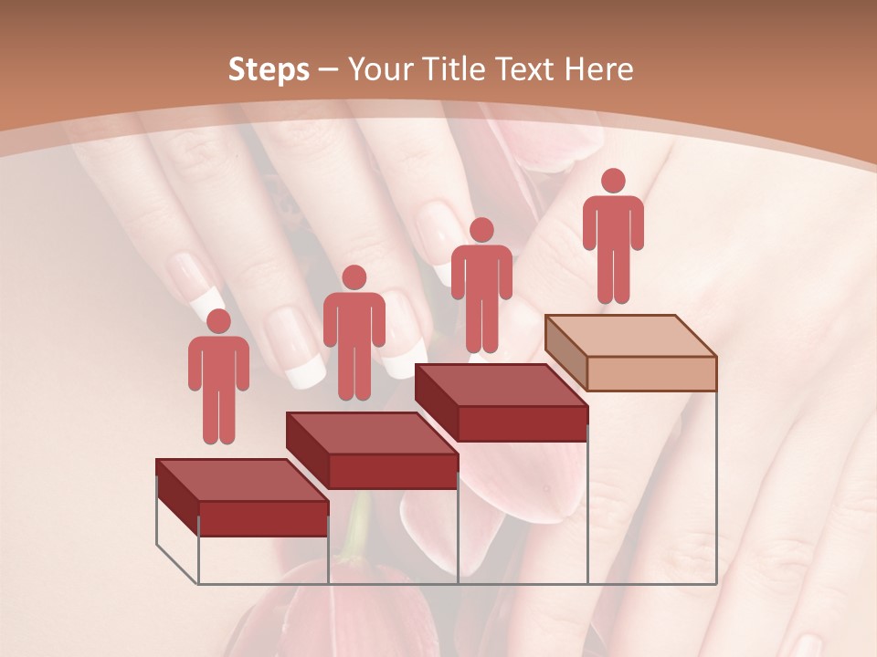 Arm Nail Floral PowerPoint Template