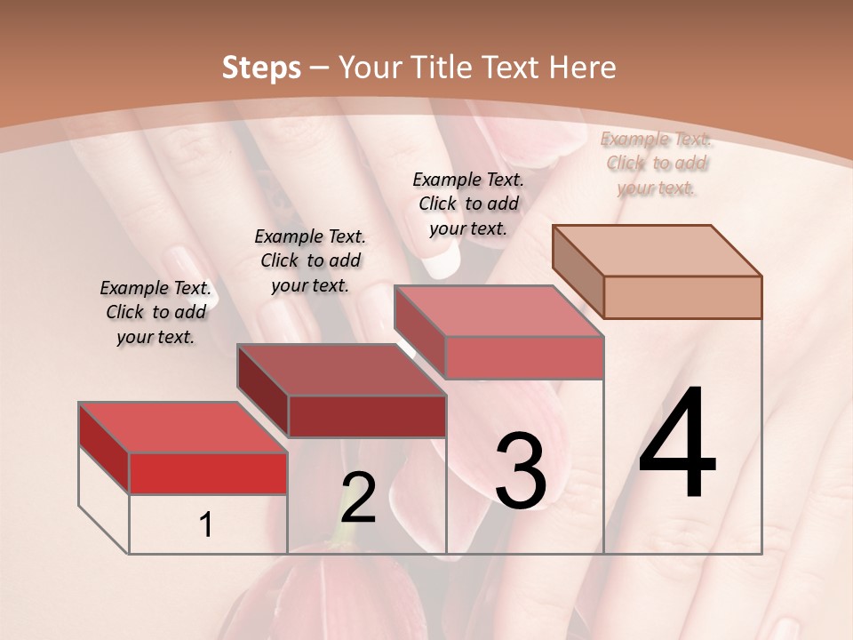 Arm Nail Floral PowerPoint Template