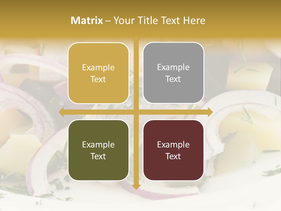 Fillet Close Up White PowerPoint Template