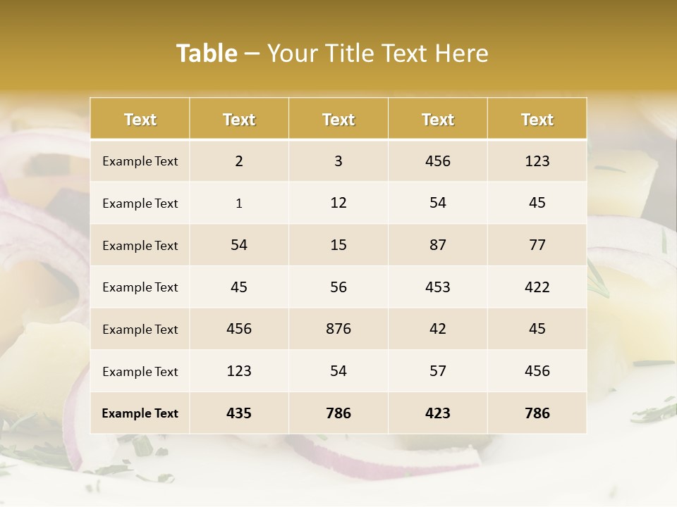 Fillet Close Up White PowerPoint Template