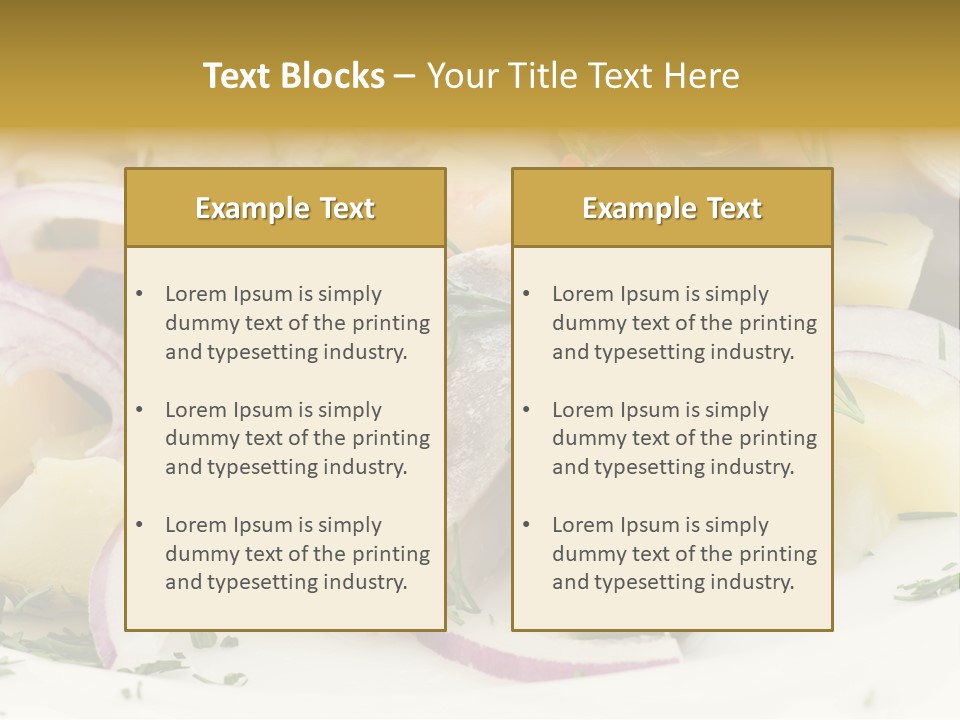 Fillet Close Up White PowerPoint Template
