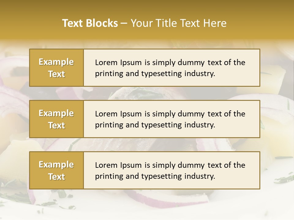 Fillet Close Up White PowerPoint Template