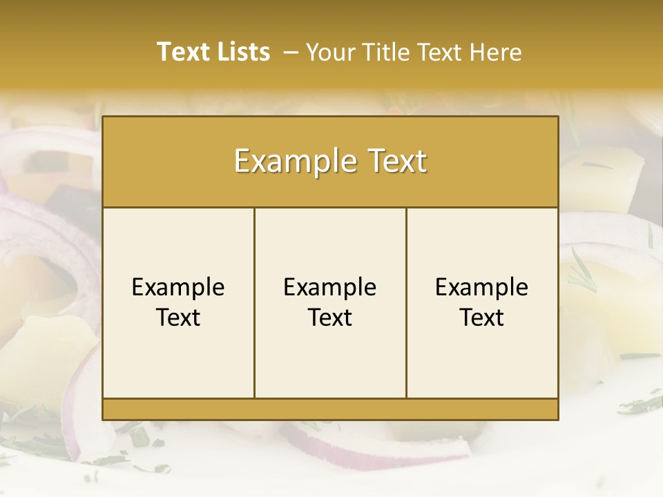 Fillet Close Up White PowerPoint Template