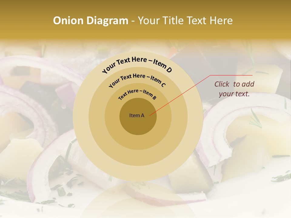 Fillet Close Up White PowerPoint Template