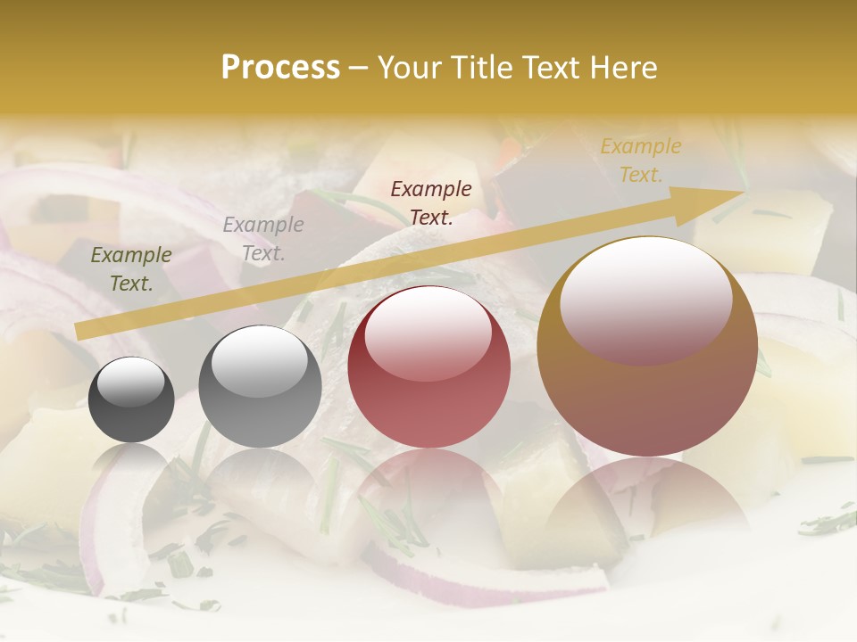 Fillet Close Up White PowerPoint Template