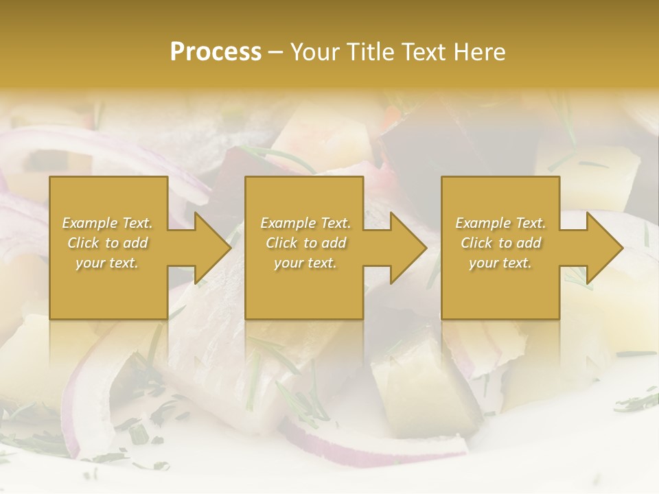 Fillet Close Up White PowerPoint Template