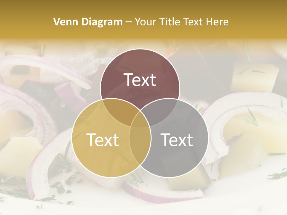 Fillet Close Up White PowerPoint Template