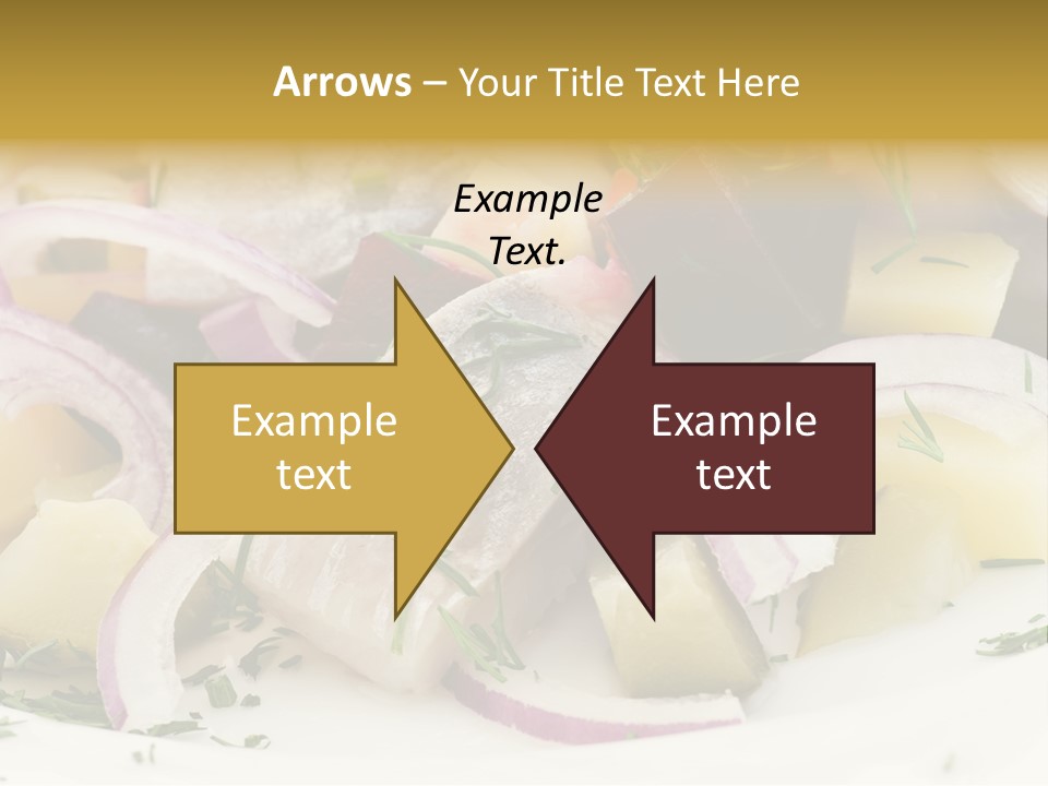 Fillet Close Up White PowerPoint Template