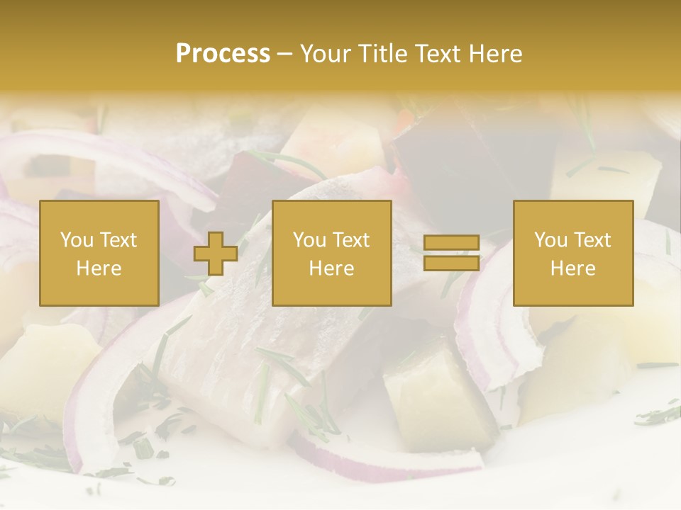Fillet Close Up White PowerPoint Template