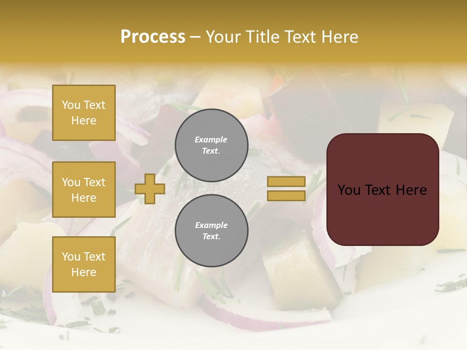 Fillet Close Up White PowerPoint Template