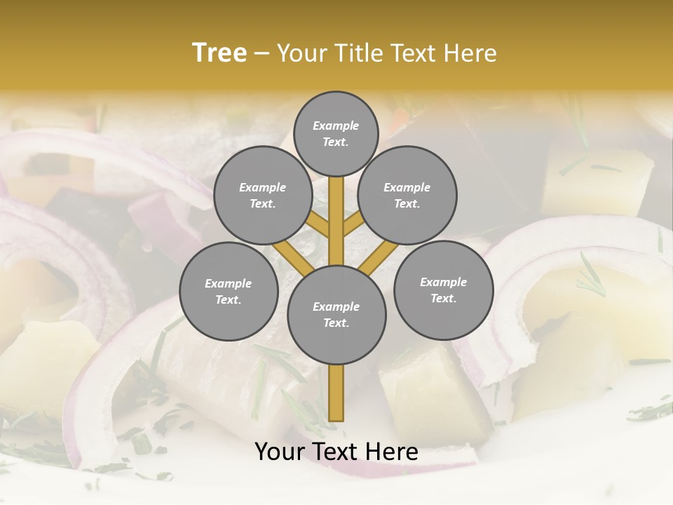 Fillet Close Up White PowerPoint Template