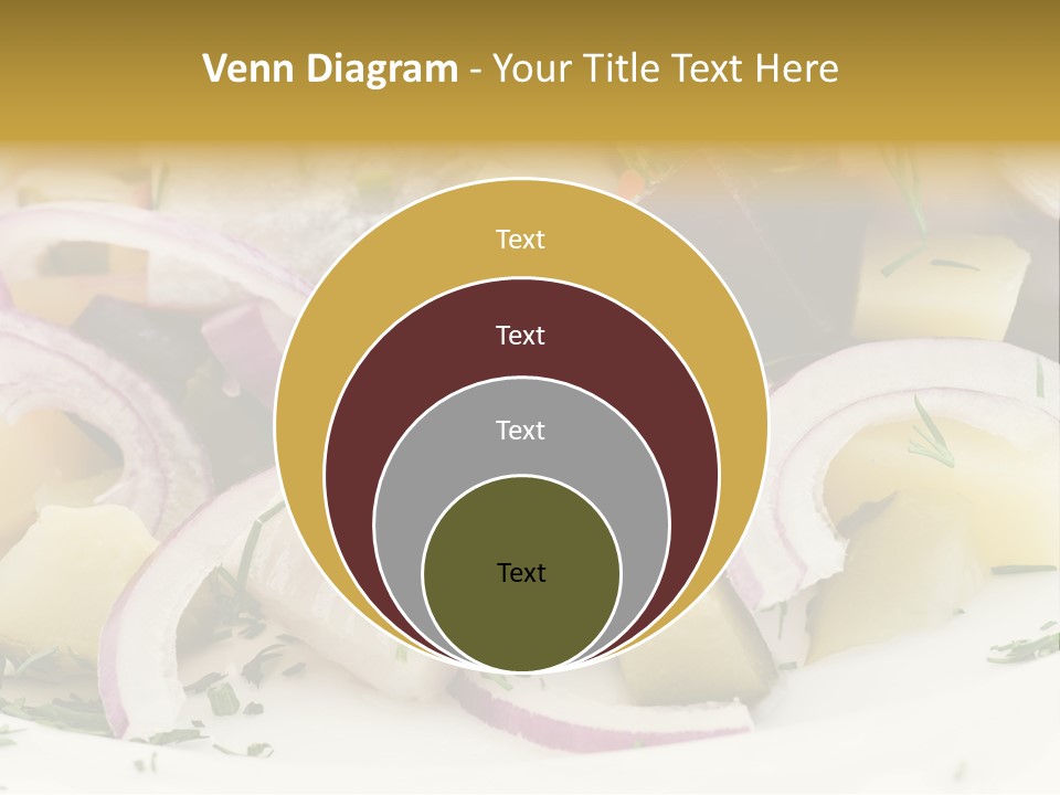 Fillet Close Up White PowerPoint Template
