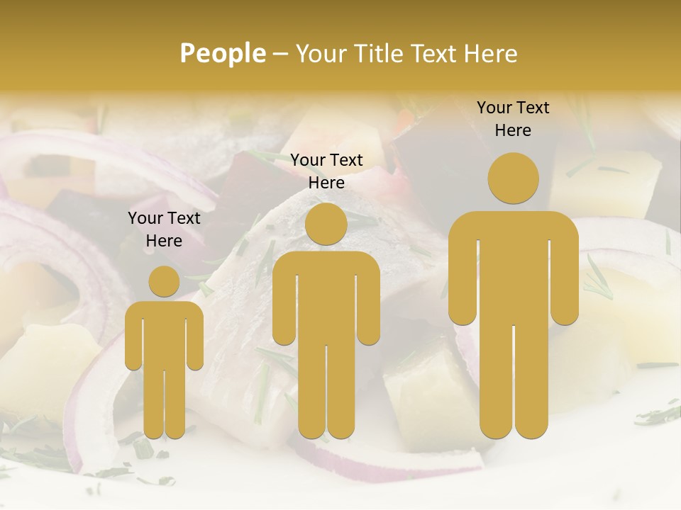 Fillet Close Up White PowerPoint Template