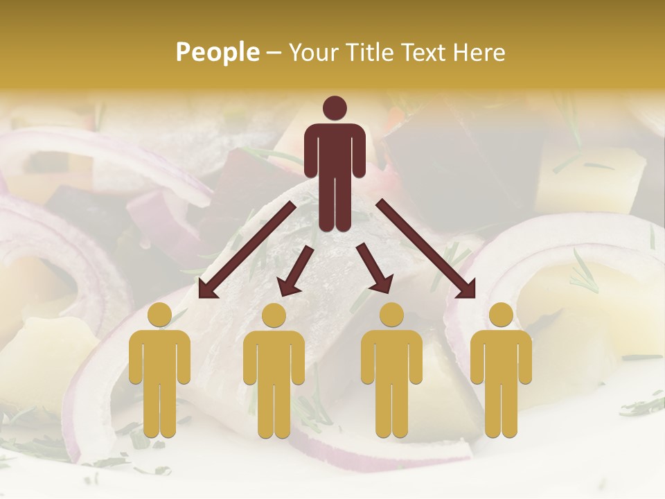 Fillet Close Up White PowerPoint Template