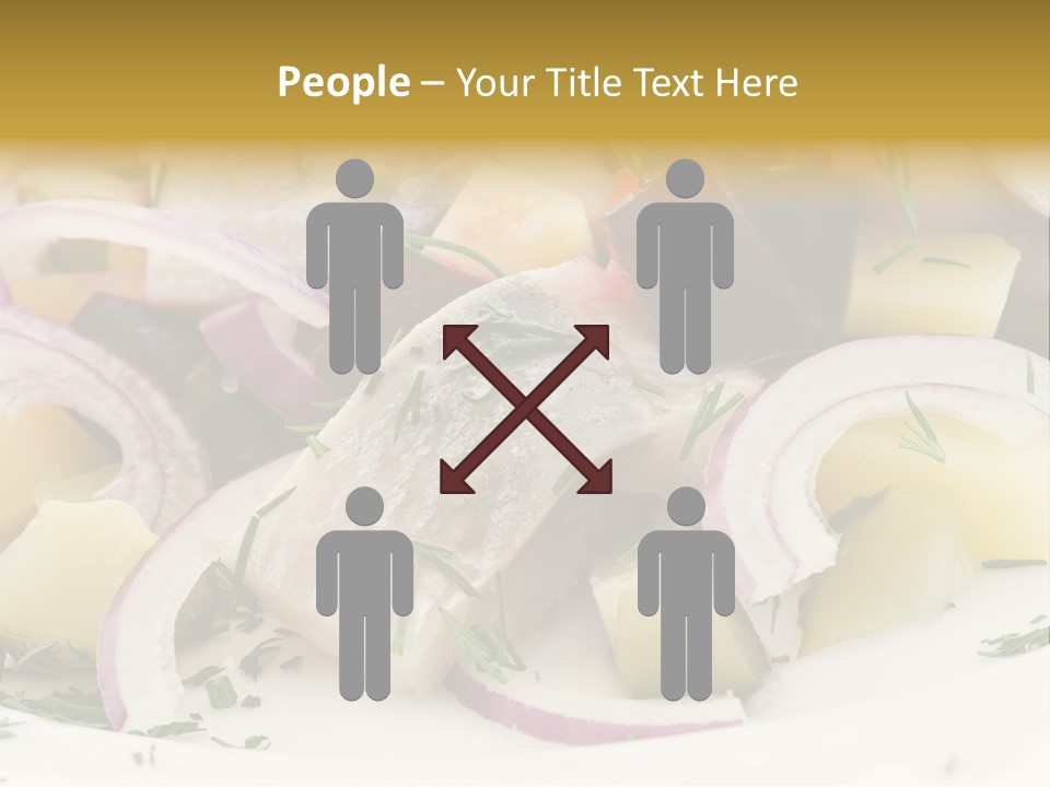 Fillet Close Up White PowerPoint Template