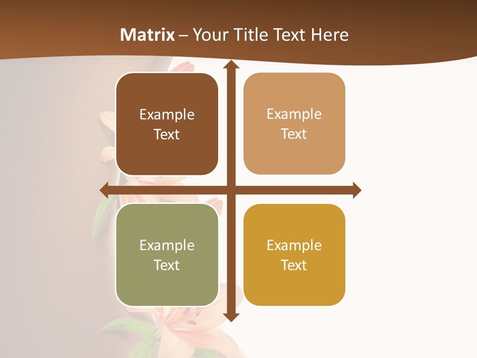 Wellness Bloom Woman PowerPoint Template