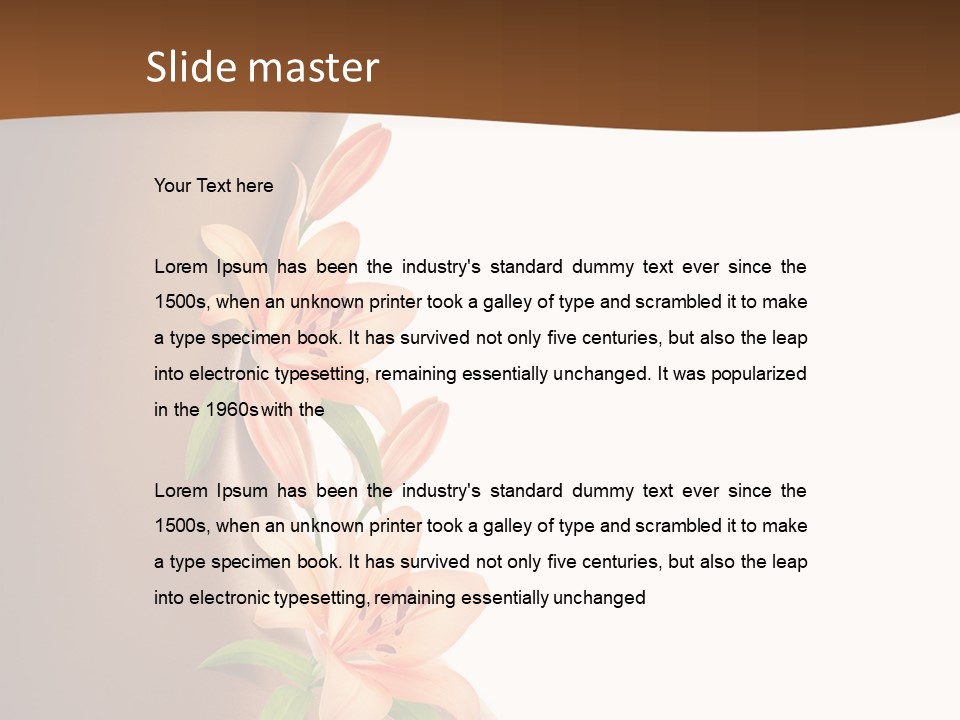 Wellness Bloom Woman PowerPoint Template