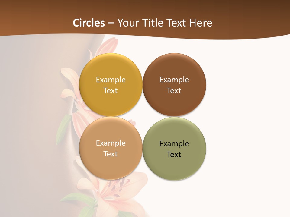 Wellness Bloom Woman PowerPoint Template