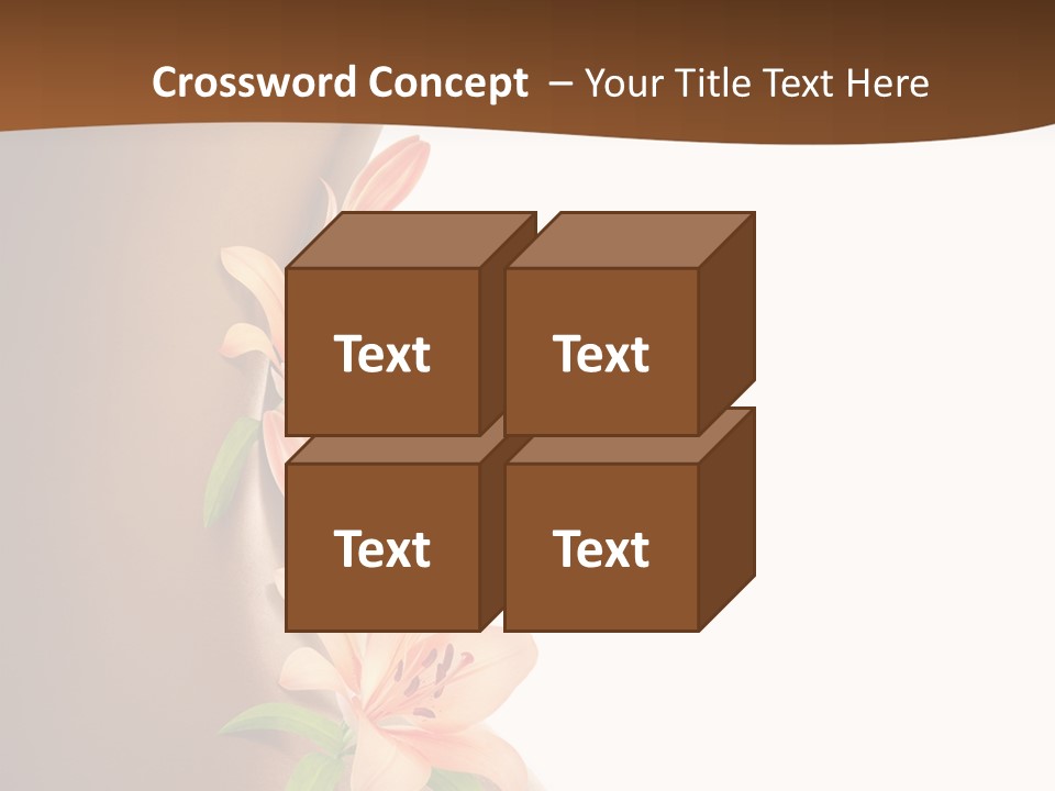 Wellness Bloom Woman PowerPoint Template