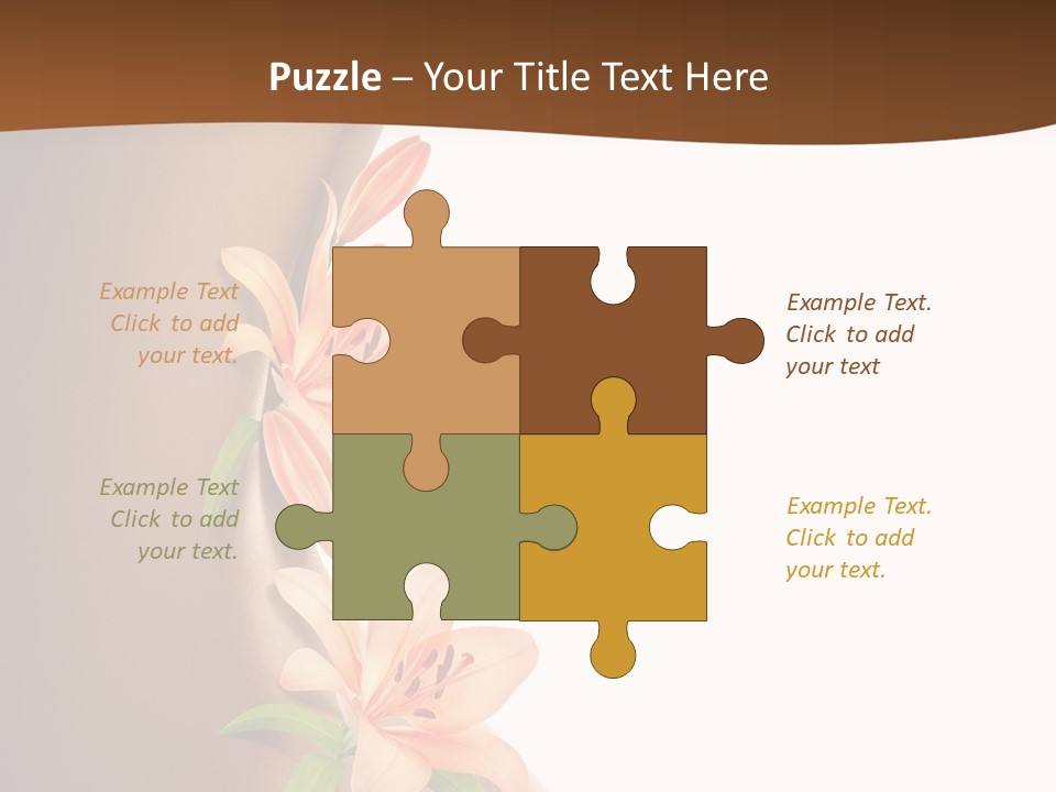 Wellness Bloom Woman PowerPoint Template