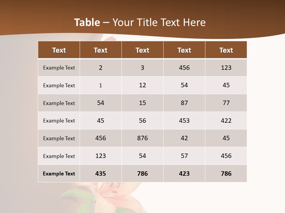 Wellness Bloom Woman PowerPoint Template