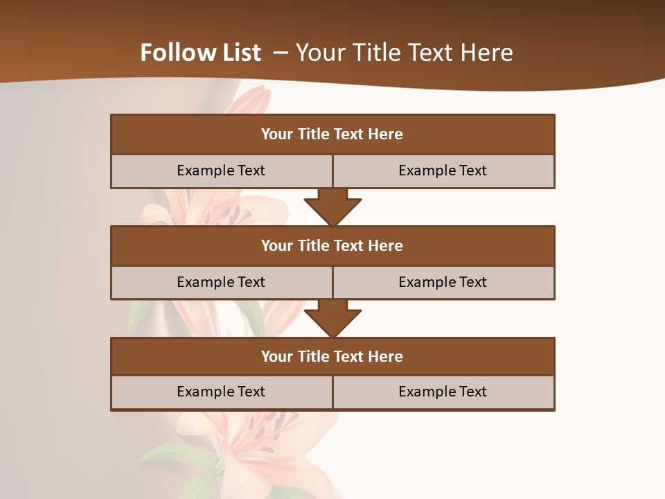 Wellness Bloom Woman PowerPoint Template