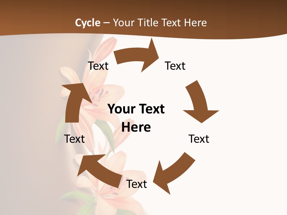 Wellness Bloom Woman PowerPoint Template