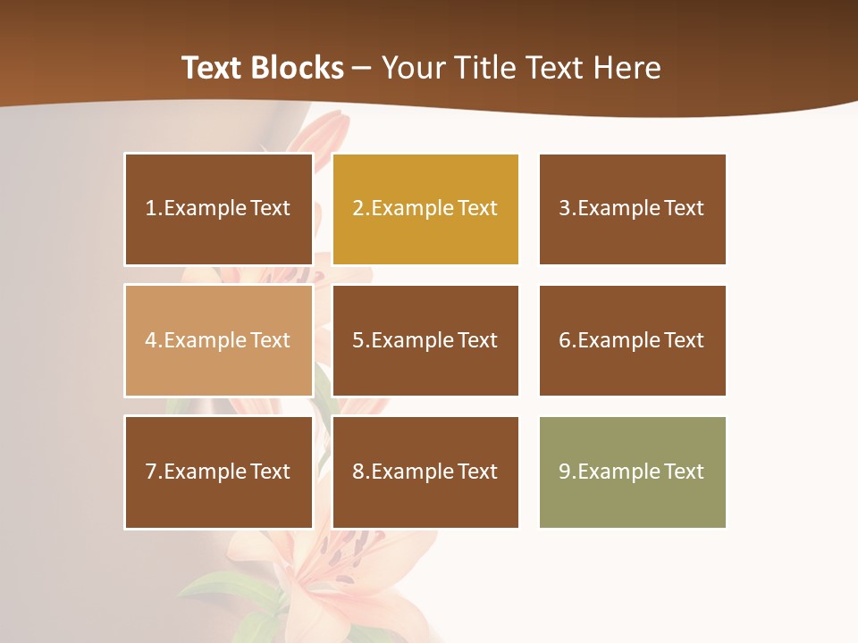 Wellness Bloom Woman PowerPoint Template