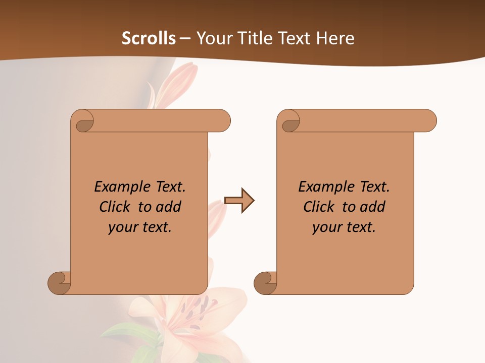 Wellness Bloom Woman PowerPoint Template
