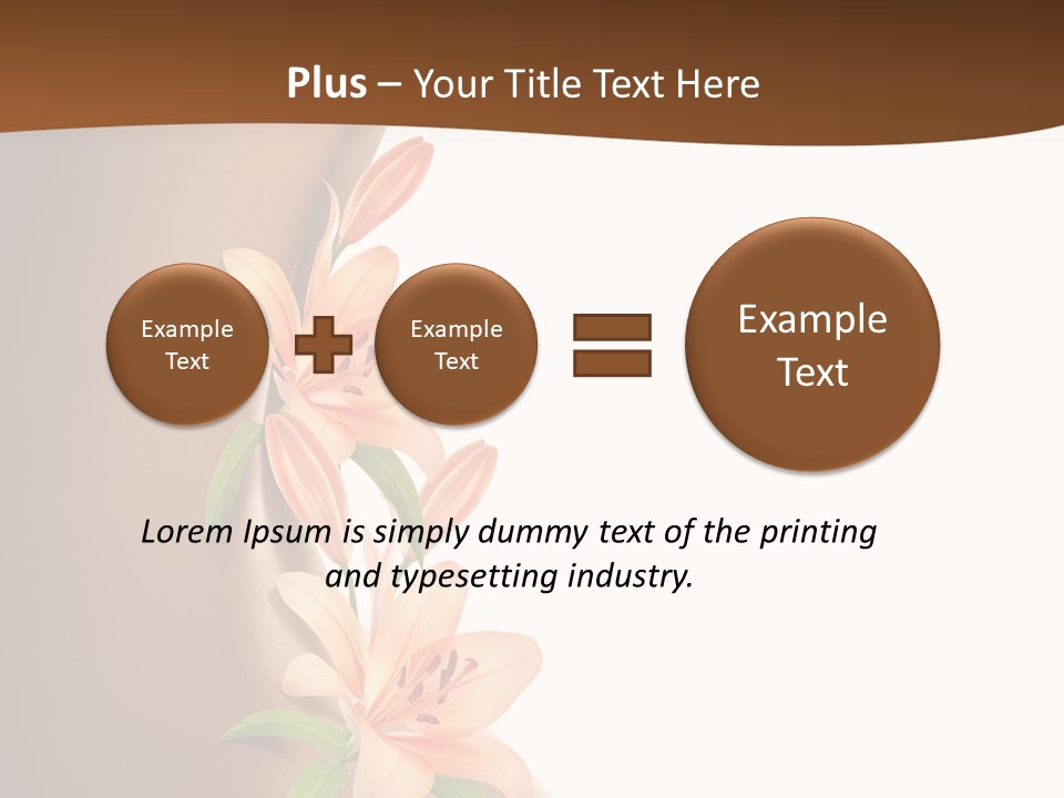 Wellness Bloom Woman PowerPoint Template
