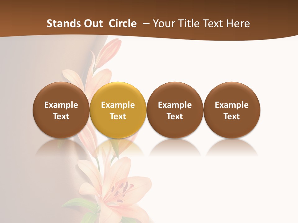 Wellness Bloom Woman PowerPoint Template