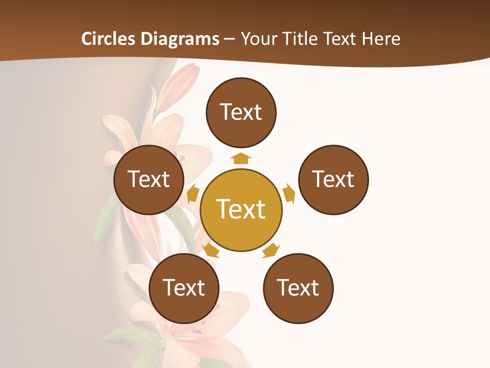 Wellness Bloom Woman PowerPoint Template