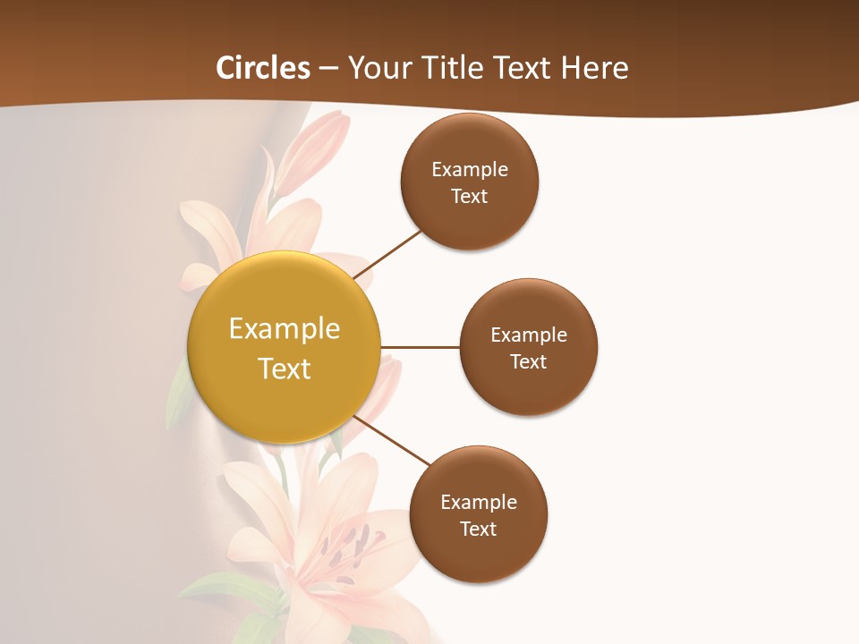 Wellness Bloom Woman PowerPoint Template