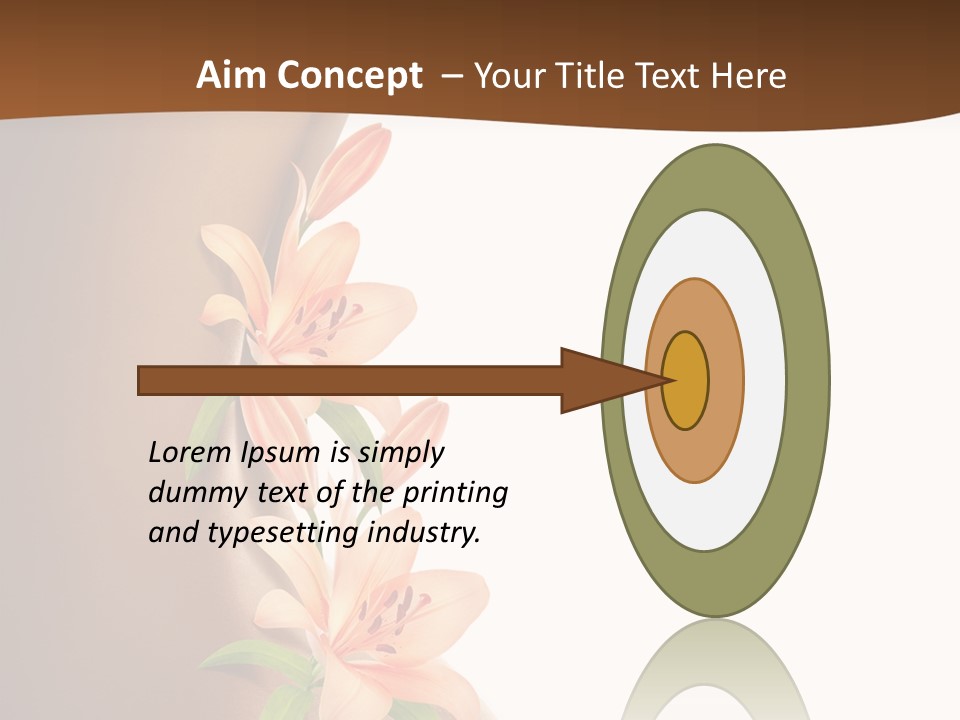 Wellness Bloom Woman PowerPoint Template