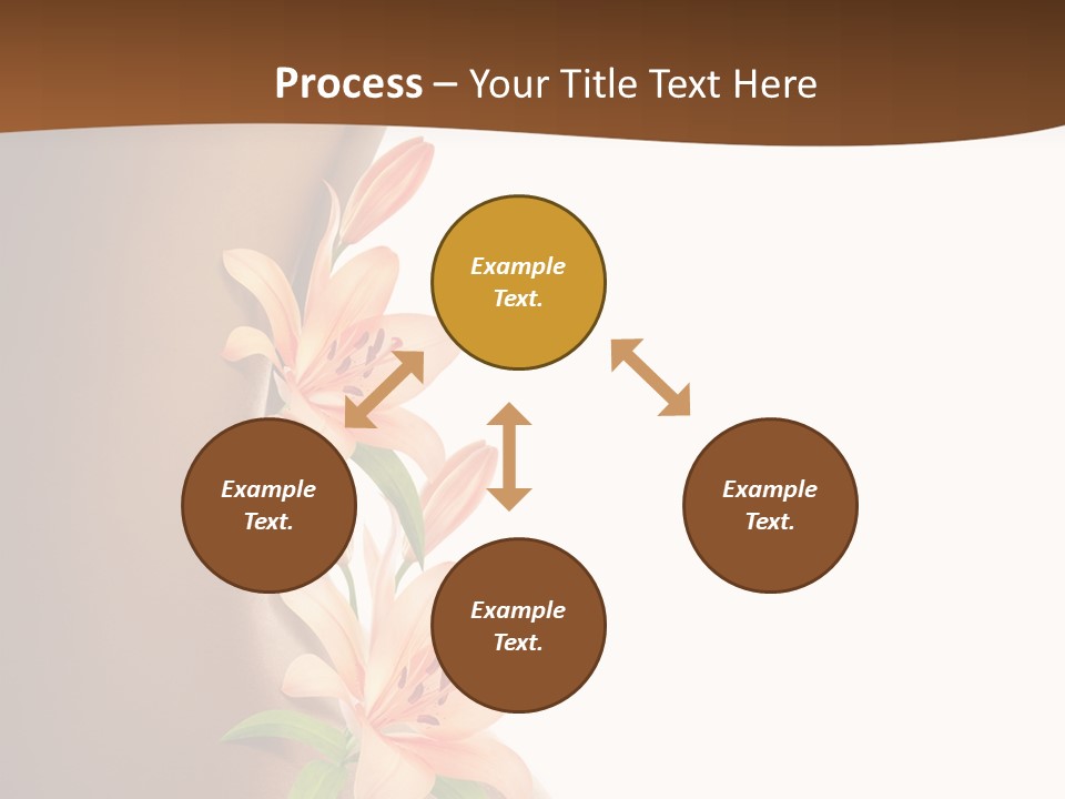 Wellness Bloom Woman PowerPoint Template