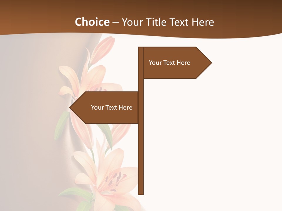 Wellness Bloom Woman PowerPoint Template